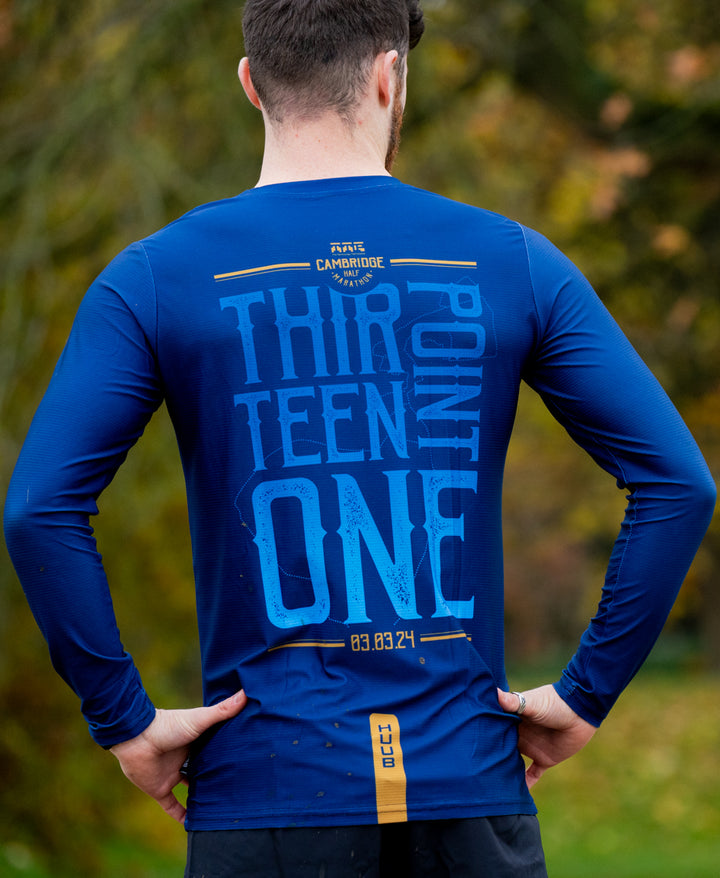 Cambridge Half Technical Long Sleeve Navy