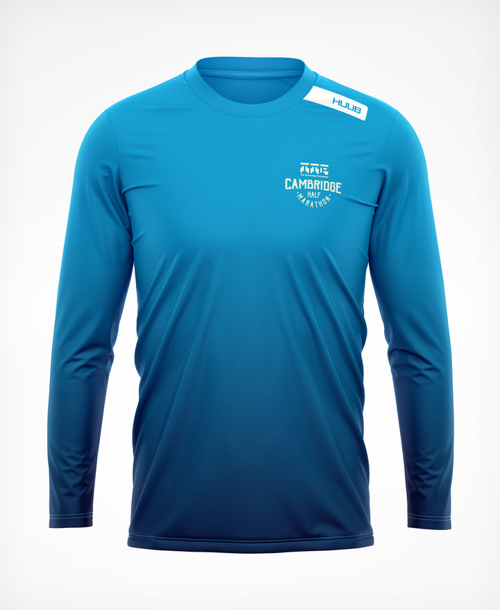 Cambridge Half Technical Long Sleeve Blau Fade