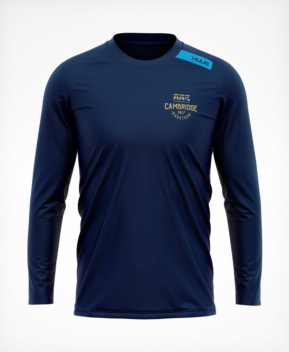 Cambridge Half Technical Long Sleeve Navy