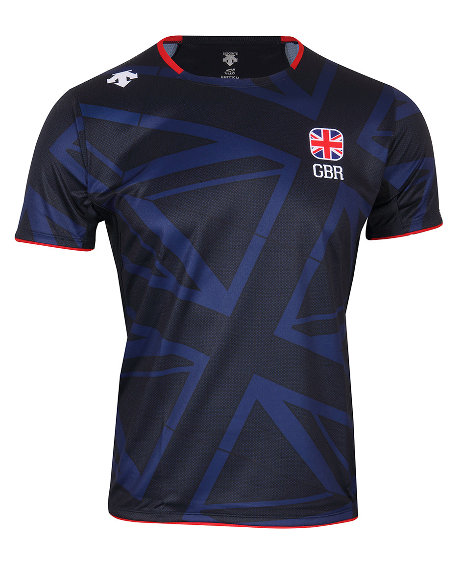 Men's Running H/S Shirt - Navy