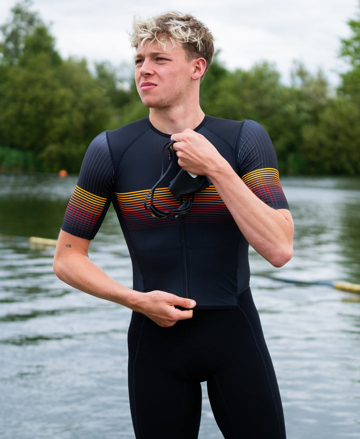 Flame Pro Aero Tri Suit offener Reißverschluss - Herren