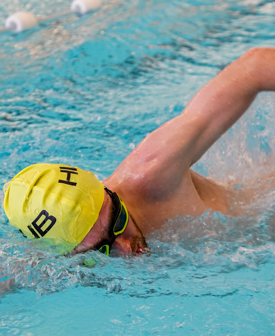 Silikon-Schwimmkappe - Fluo Gelb