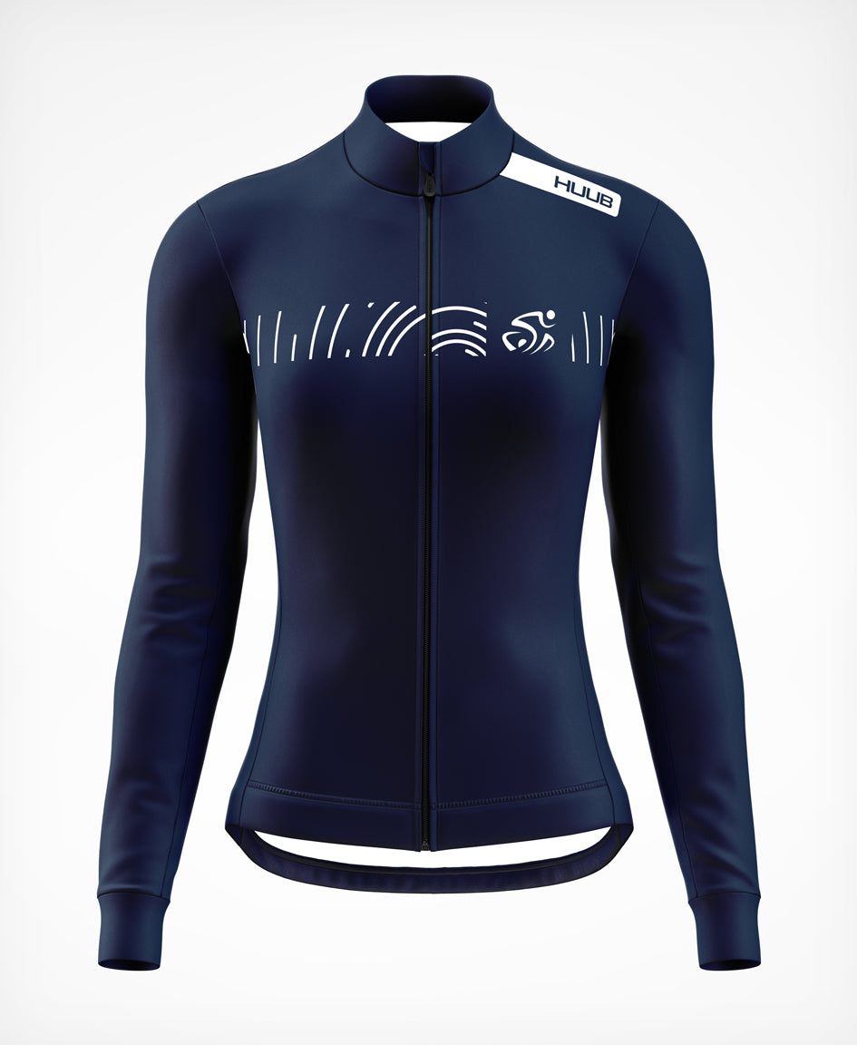 HUUB X British Triathlon Long Sleeve Jersey Navy - Men's