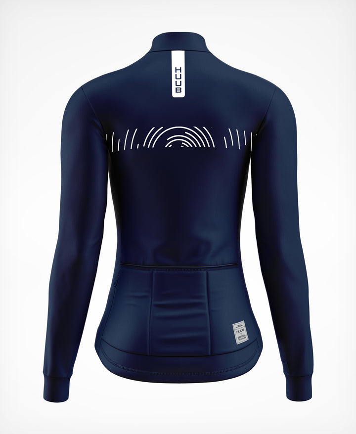HUUB X British Triathlon Long Sleeve Jersey Navy - Men's