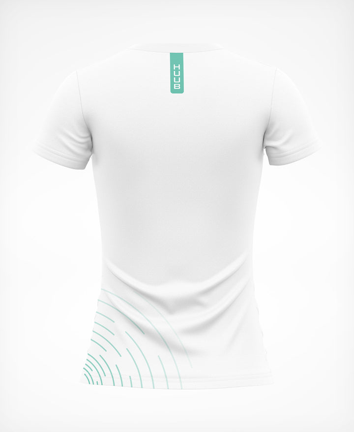 HUUB X British Triathlon Tech T-Shirt - White / Green