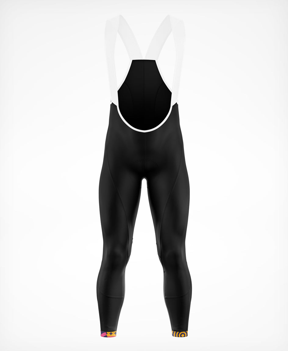 Her Spirit Thermal Bib Tights Patchwork - Damen