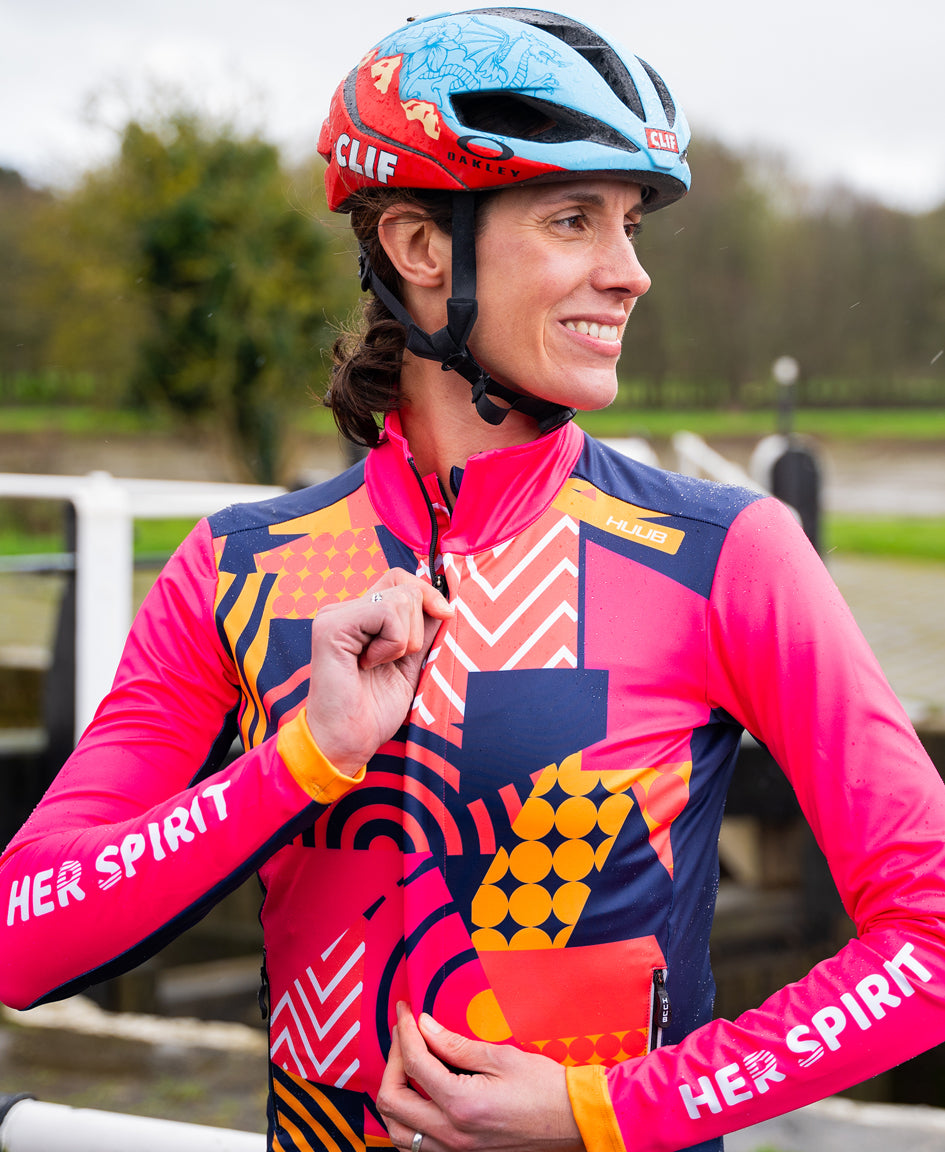 Her Spirit Thermal Long Sleeve Jersey Patchwork - Damen