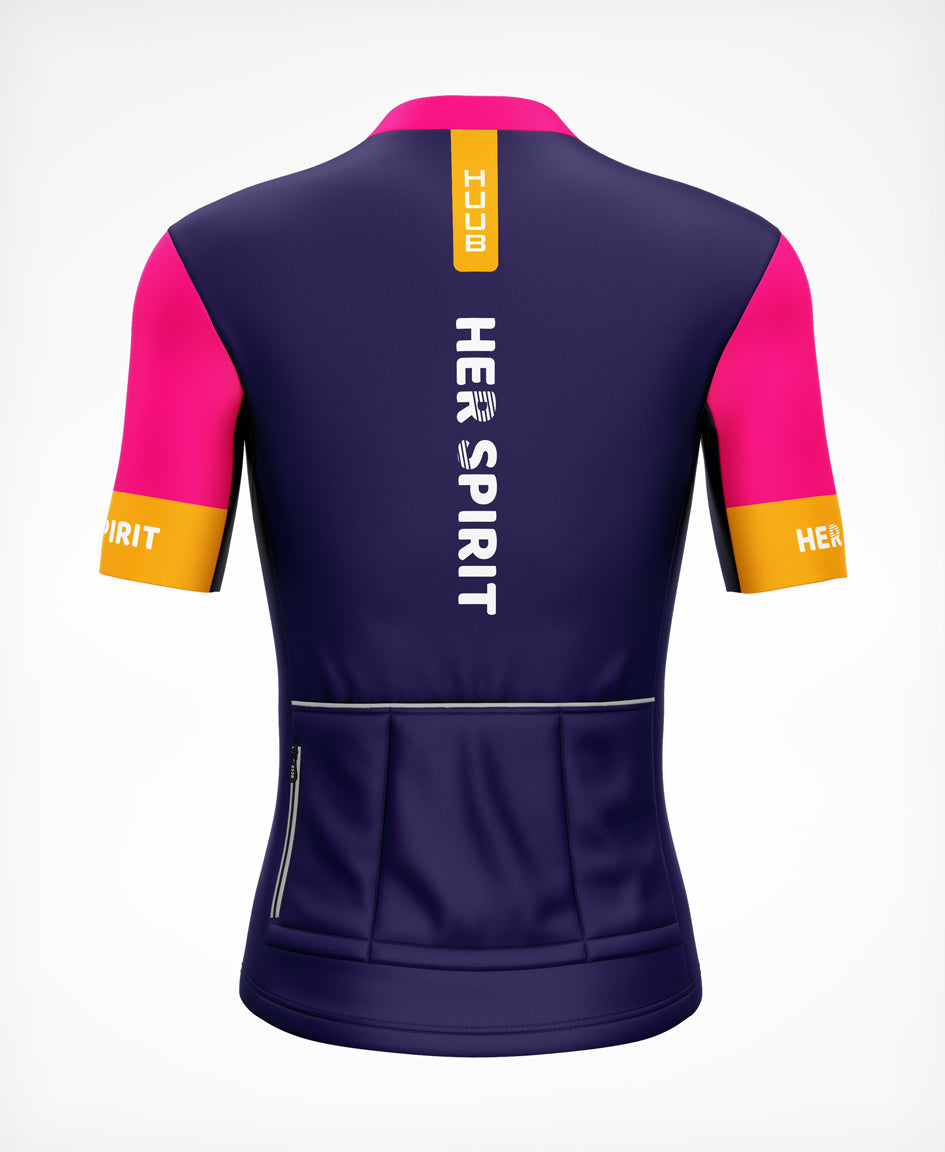 Her Spirit Kurzarm-Jersey Patchwork - Damen