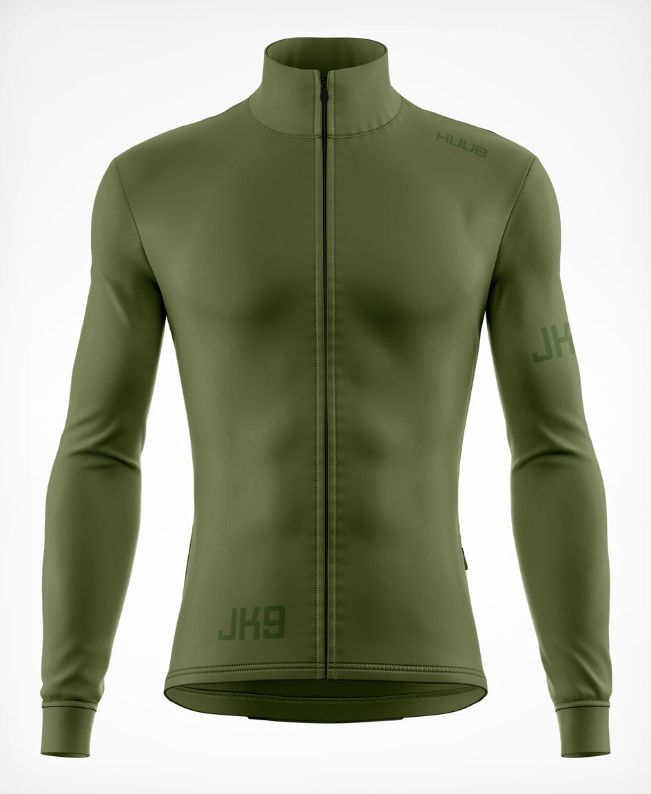 JK9 - Jason Kenny Langarmtrikot Olive - Men's
