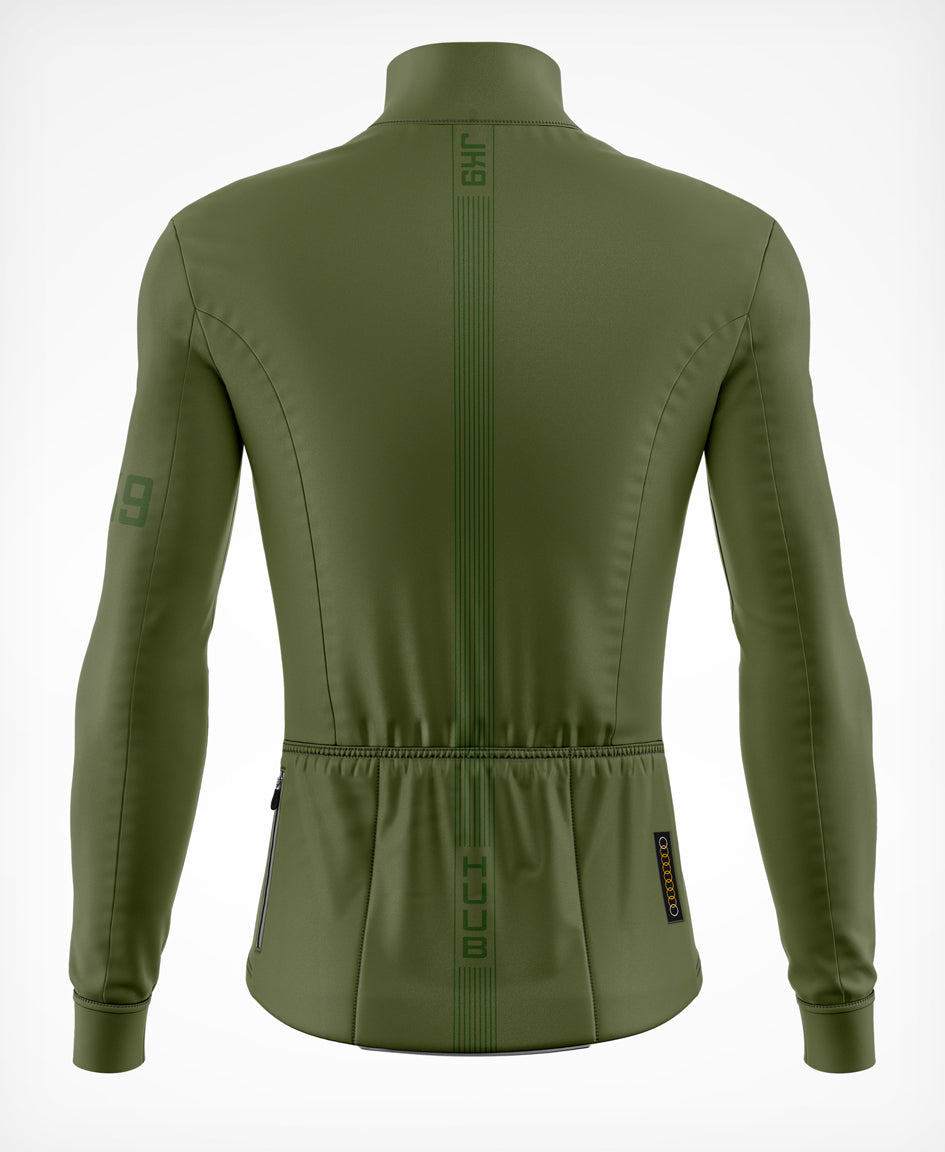 JK9 - Jason Kenny Langarmtrikot Olive - Men's