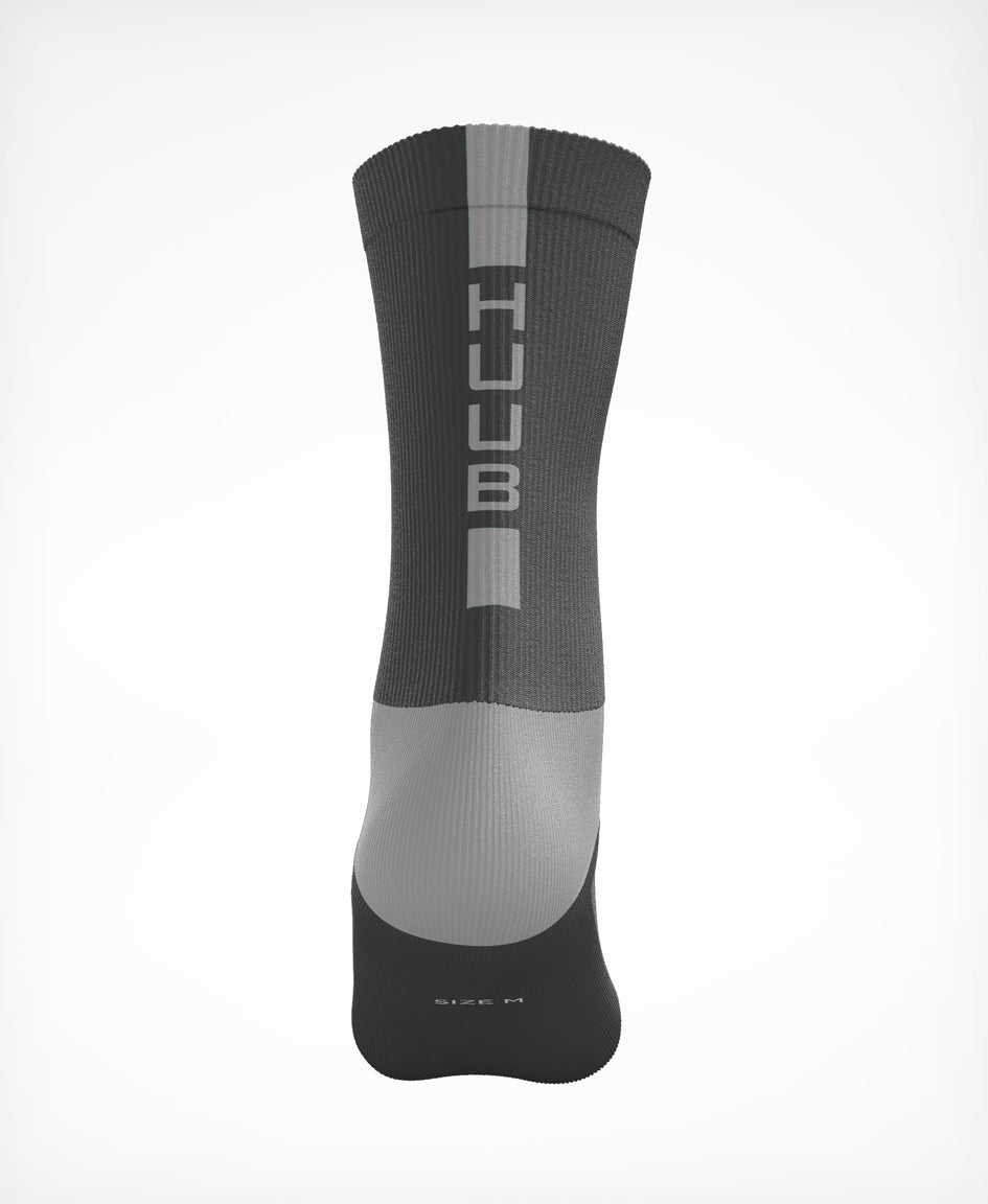 JK Radsport Socke - Holzkohle
