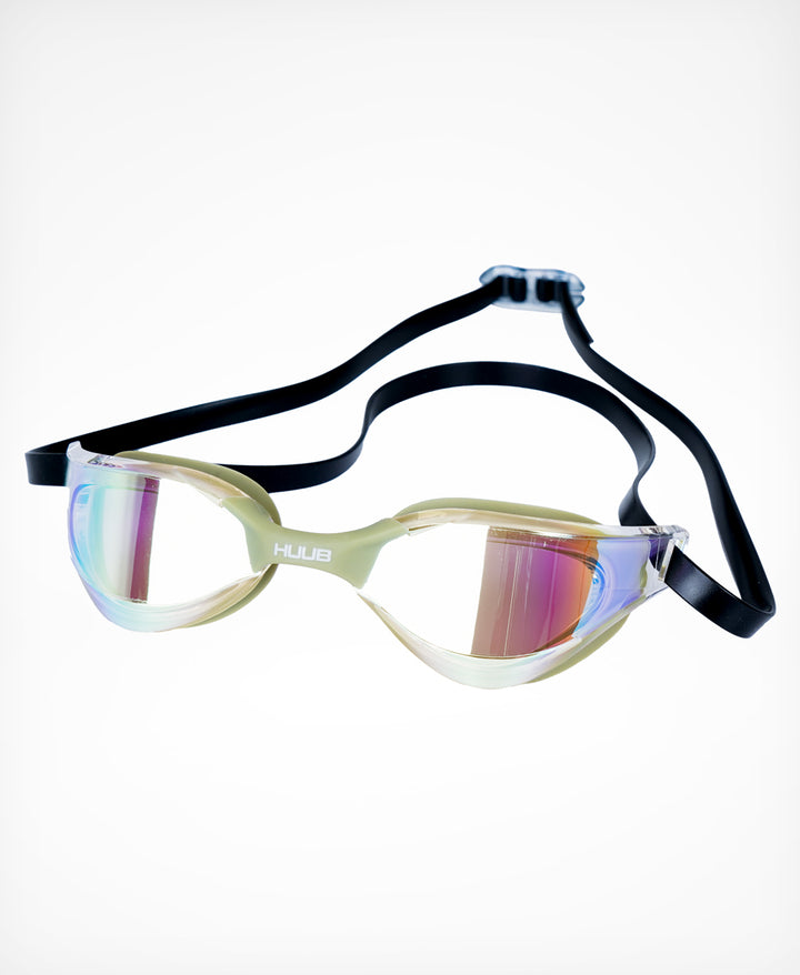 Lurz Schwimmbrille Salbei - Klarer Goldspiegel