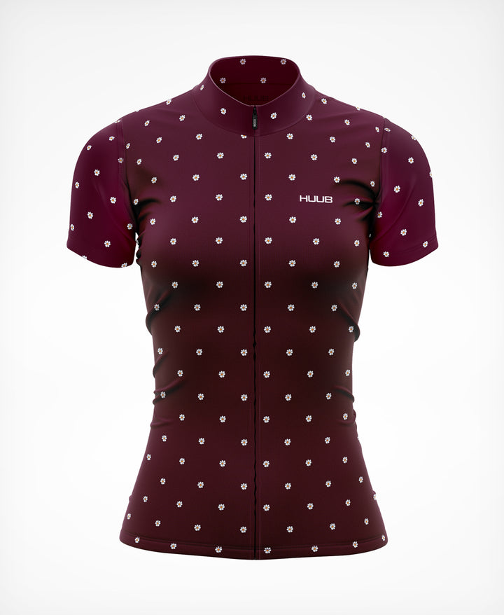 La Fleur Kurzarm-Jersey Grape Flowers - Damen