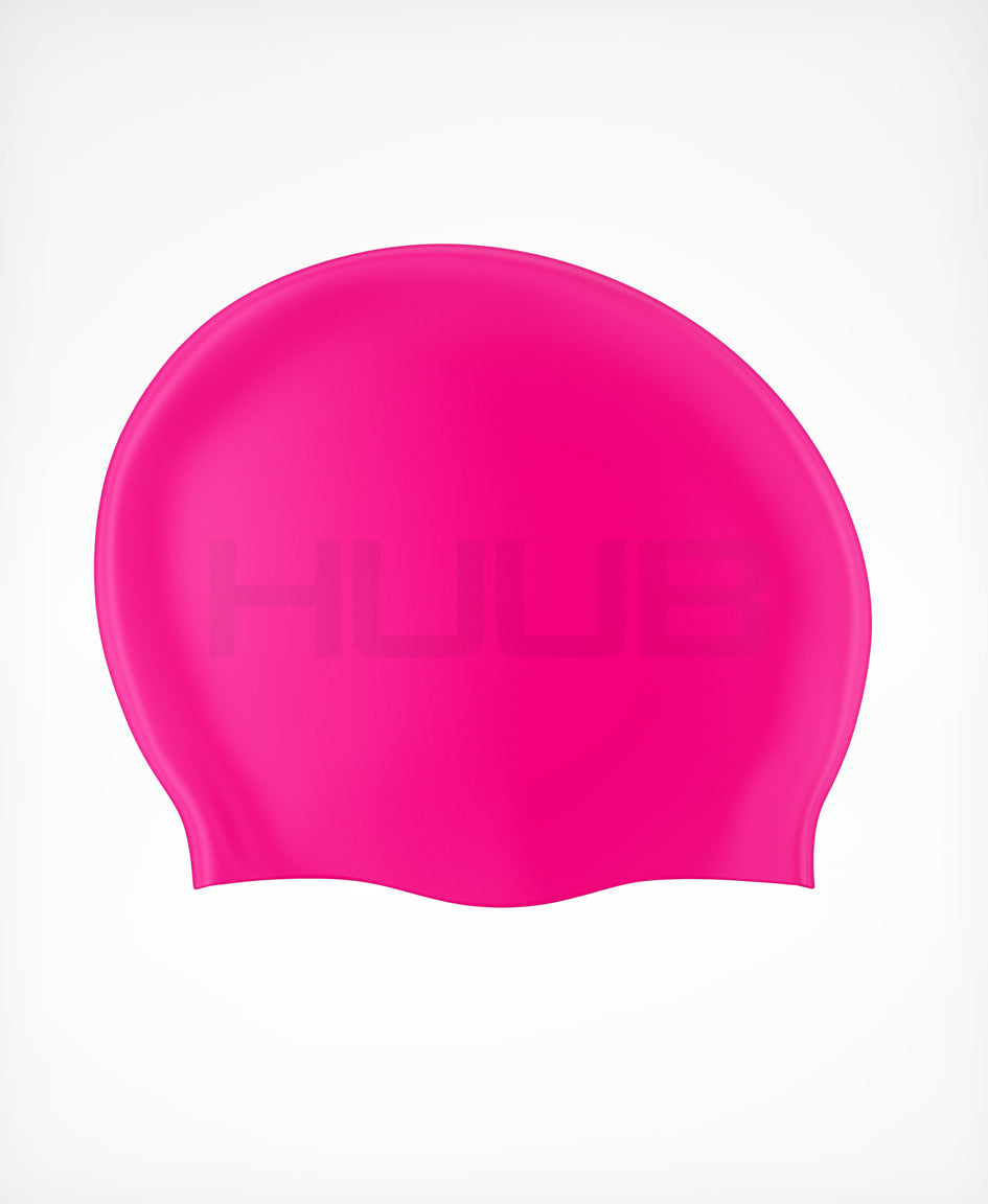 Langhaar-Badekappe - Neon Pink