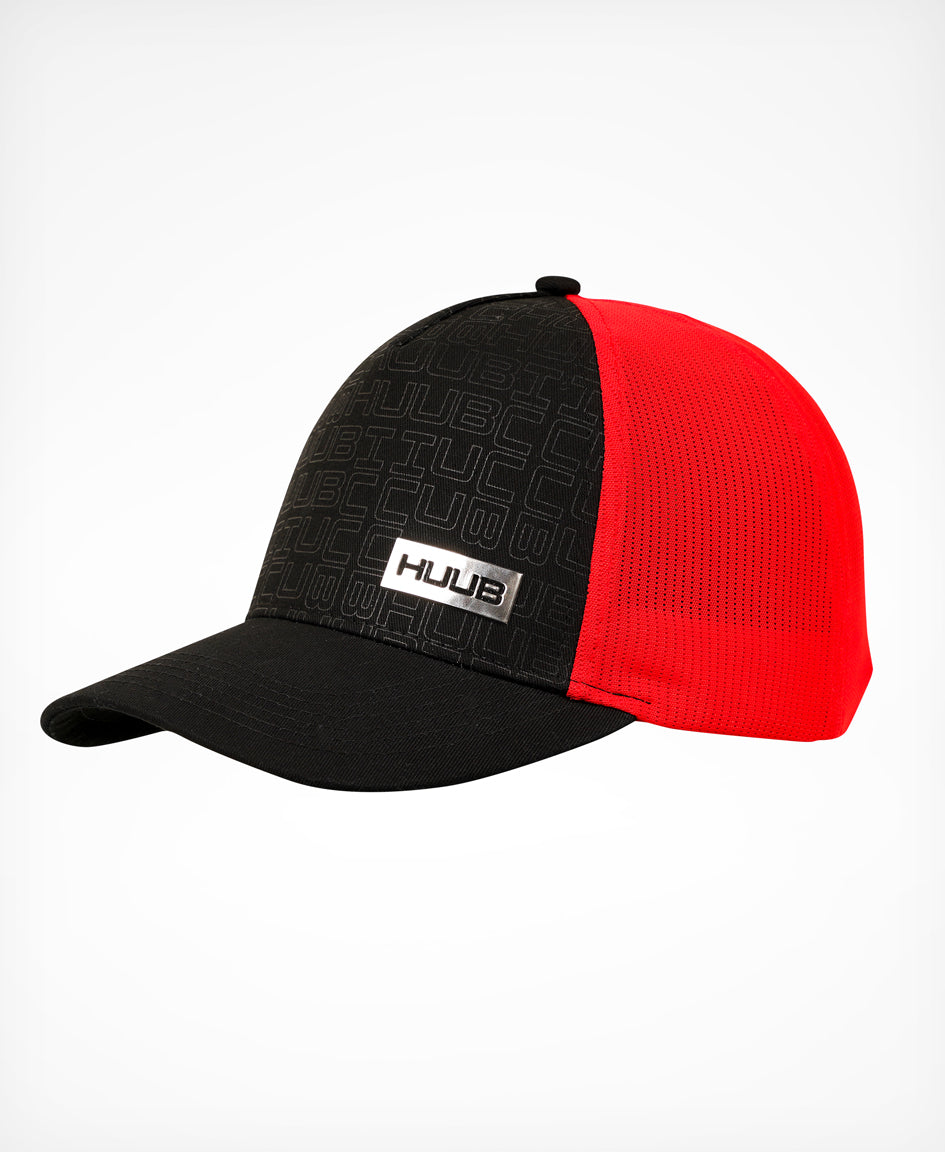 Running Baseball Cap - Black/Red