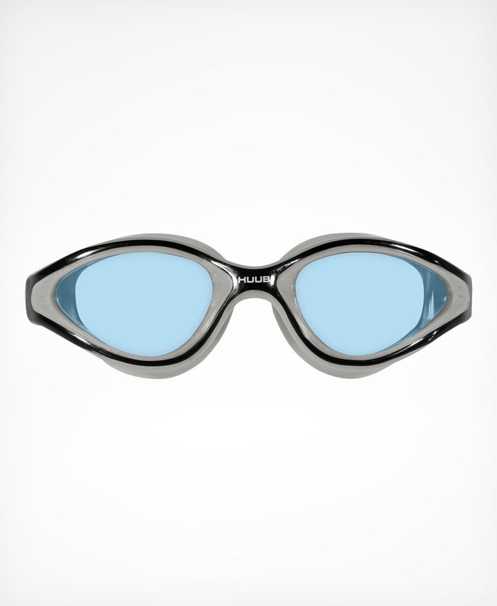 Albacore Schwimmbrille Grau - Blaue Linse