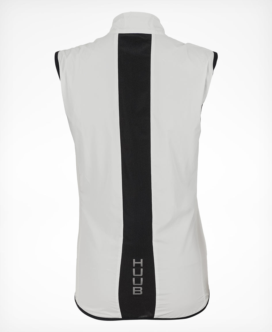 Strada Cycling Lightweight Gilet Light Grey - Women's