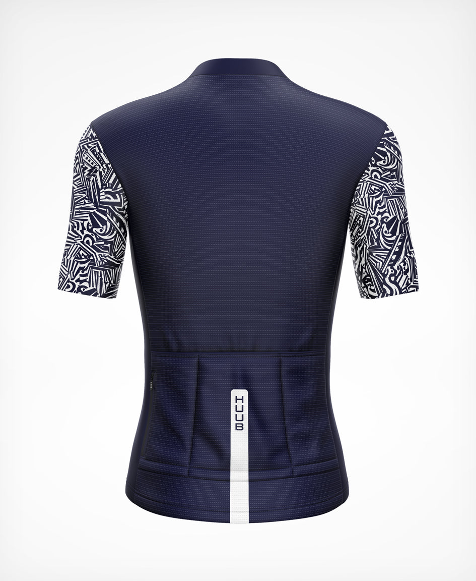 SUB7 Dazzle Short Sleeve Jersey - Navy