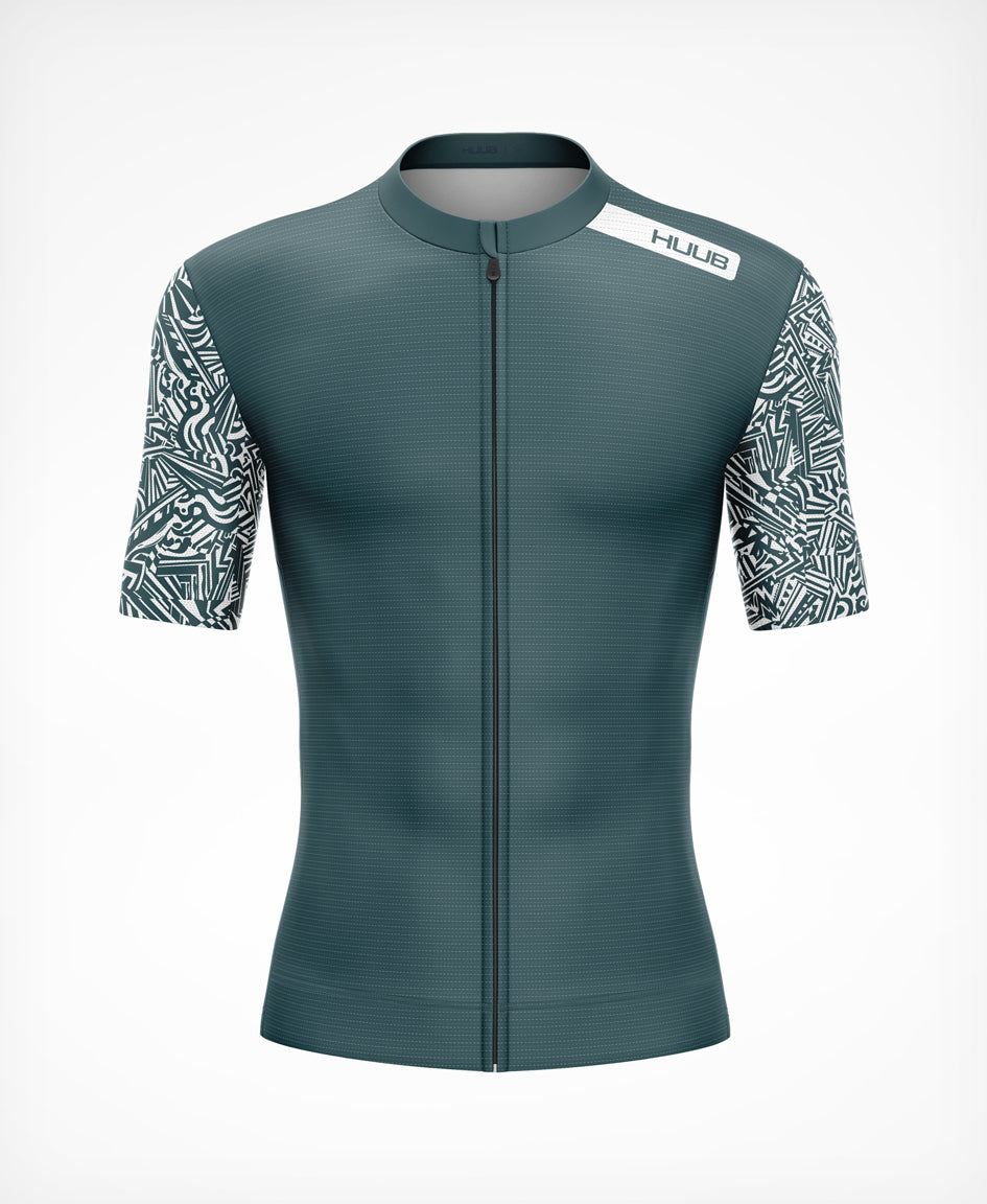 SUB7 Dazzle Short Sleeve Jersey - Teal