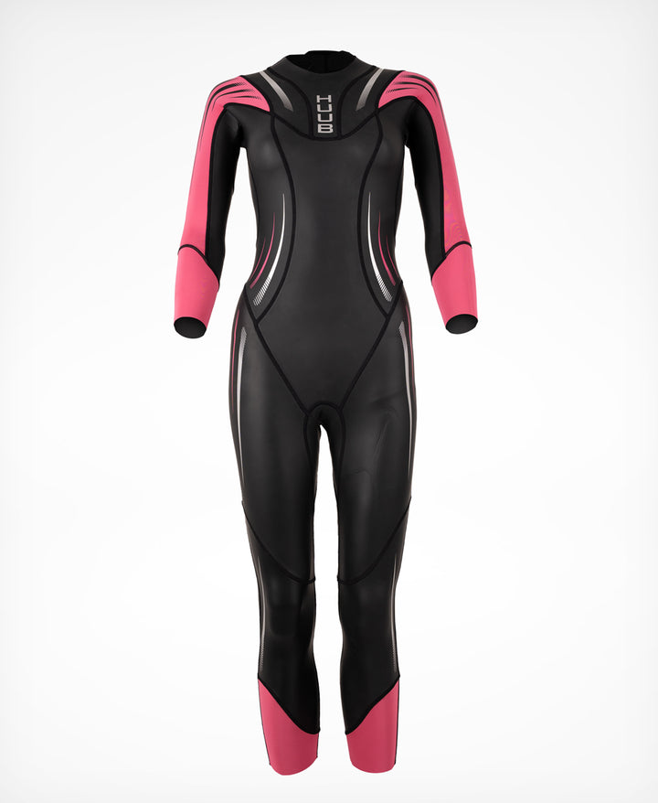 Oberfläche Neoprenanzug Fluo Pink - Damen