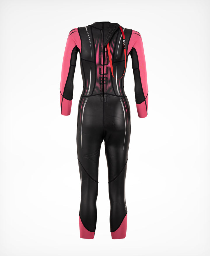 Oberfläche Neoprenanzug Fluo Pink - Damen