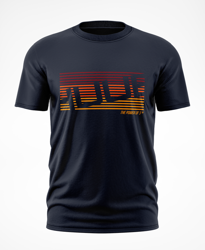 T-Shirt 'Macht der 3' - Marineblau