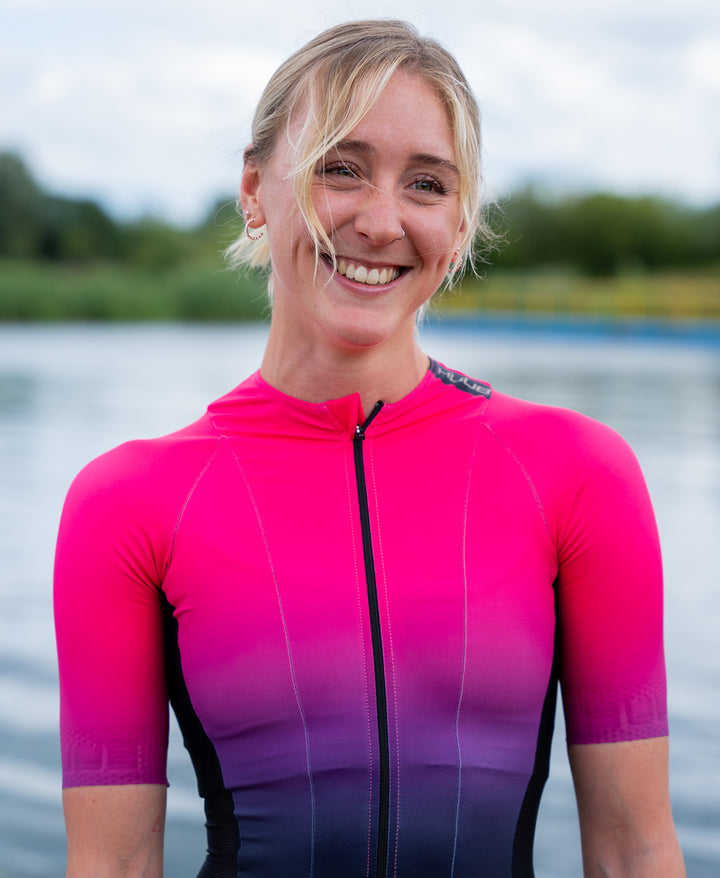 TC Performance Tri Suit Schwarz/Rose - Damen