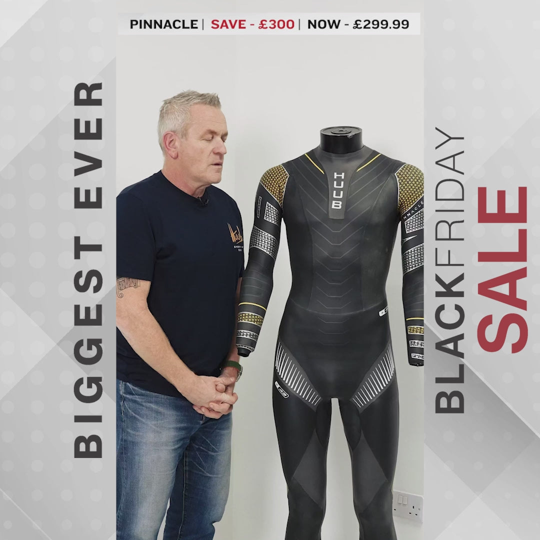 Pinnacle Neoprenanzug Silber/Gelb - Herren