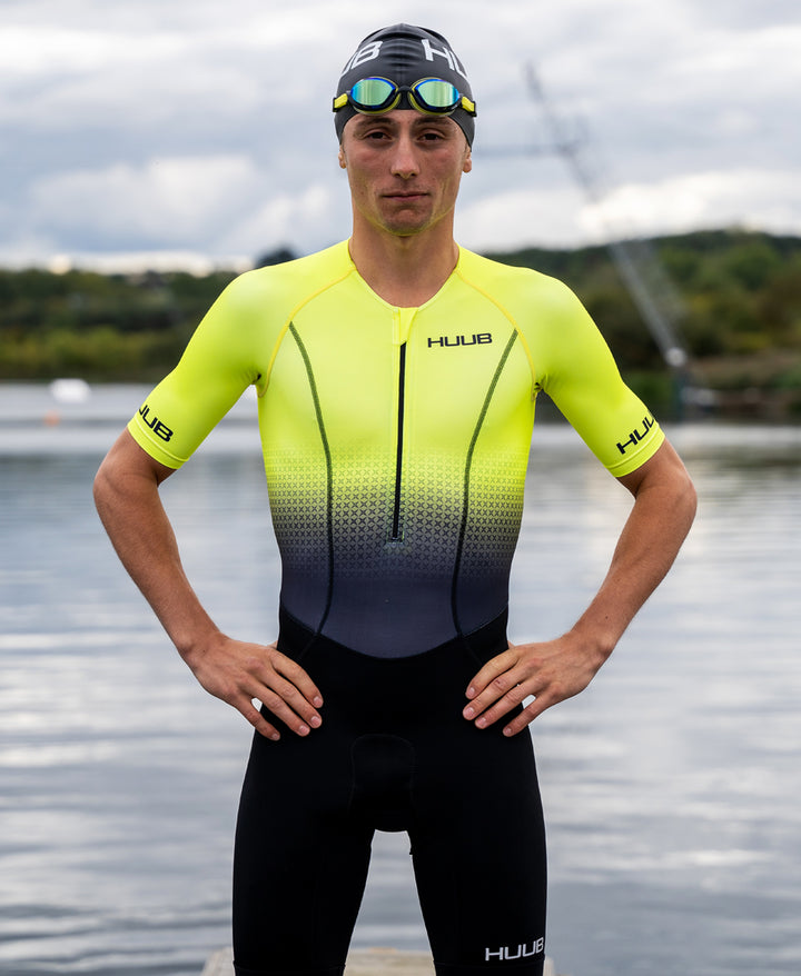 Commit Long Course Tri Suit Fluo Gelb - Herren