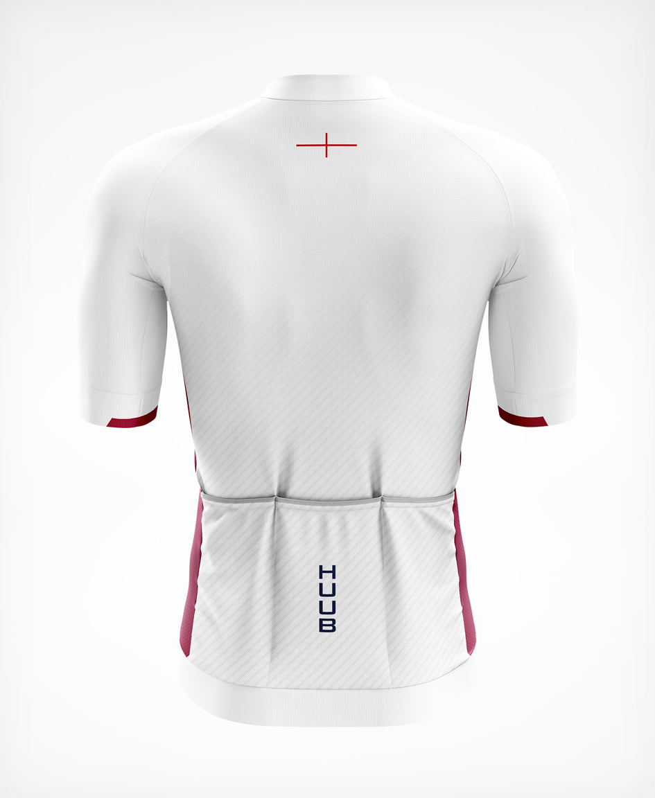 England Rugby Kurzarmtrikot Weiß/Rot - Damen