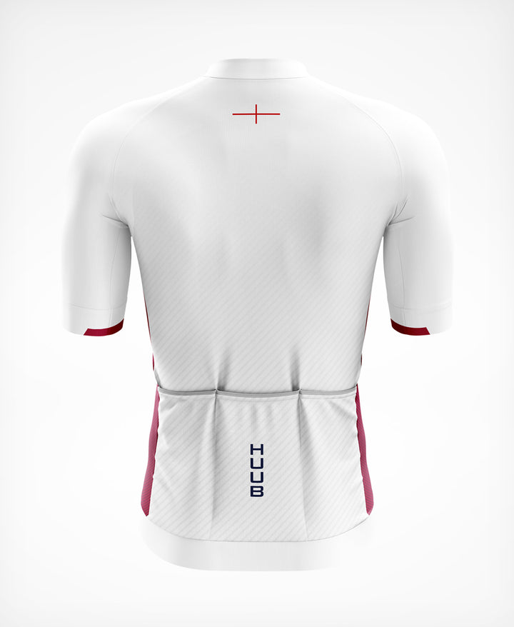 England Rugby Kurzarmtrikot Weiß/Rot - Damen