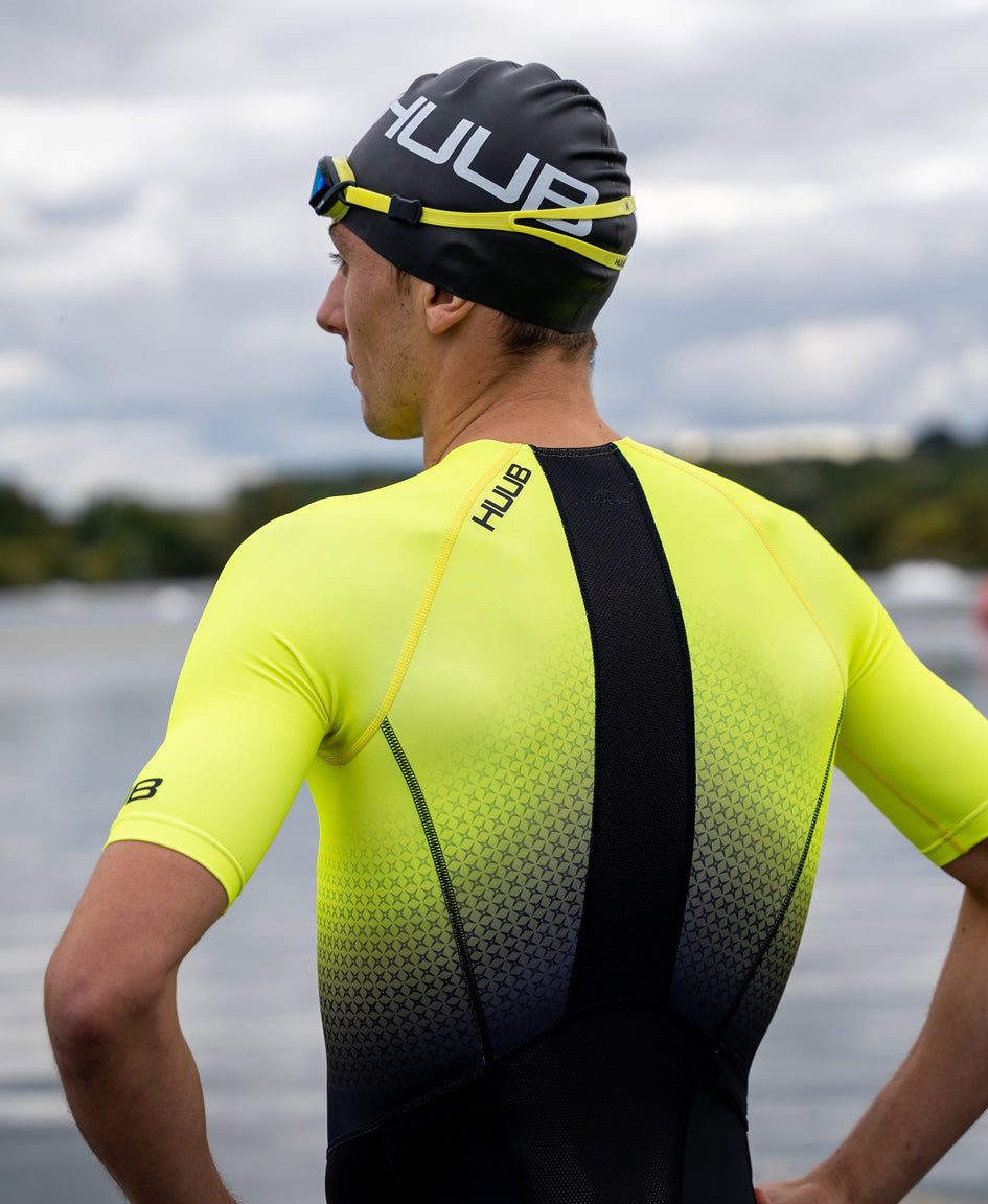 Commit Long Course Tri Suit Fluo Gelb - Herren