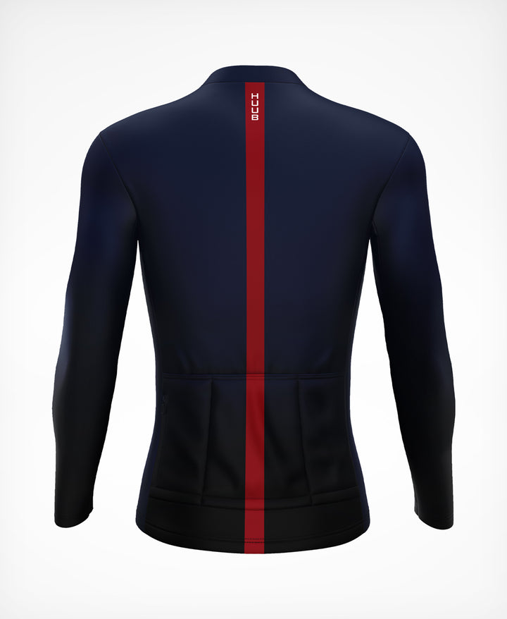 4882 Thermal Langarm-Radtrikot - Herren