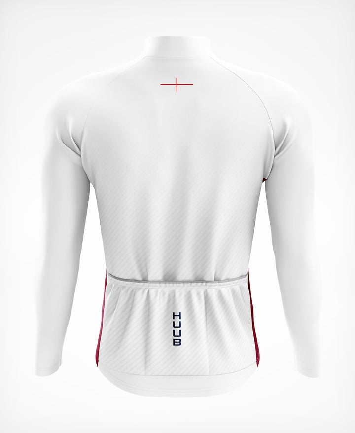 England Rugby Langarmtrikot Weiß/Rot