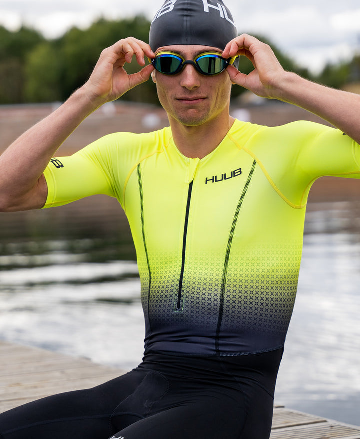 Commit Long Course Tri Suit Fluo Gelb - Herren