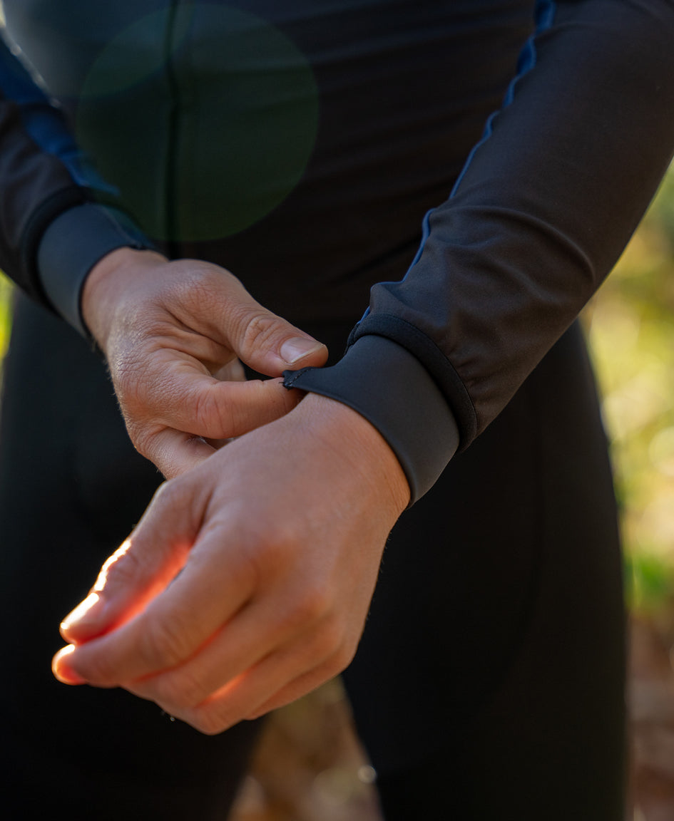 4882 Thermal Langarm-Radtrikot - Herren