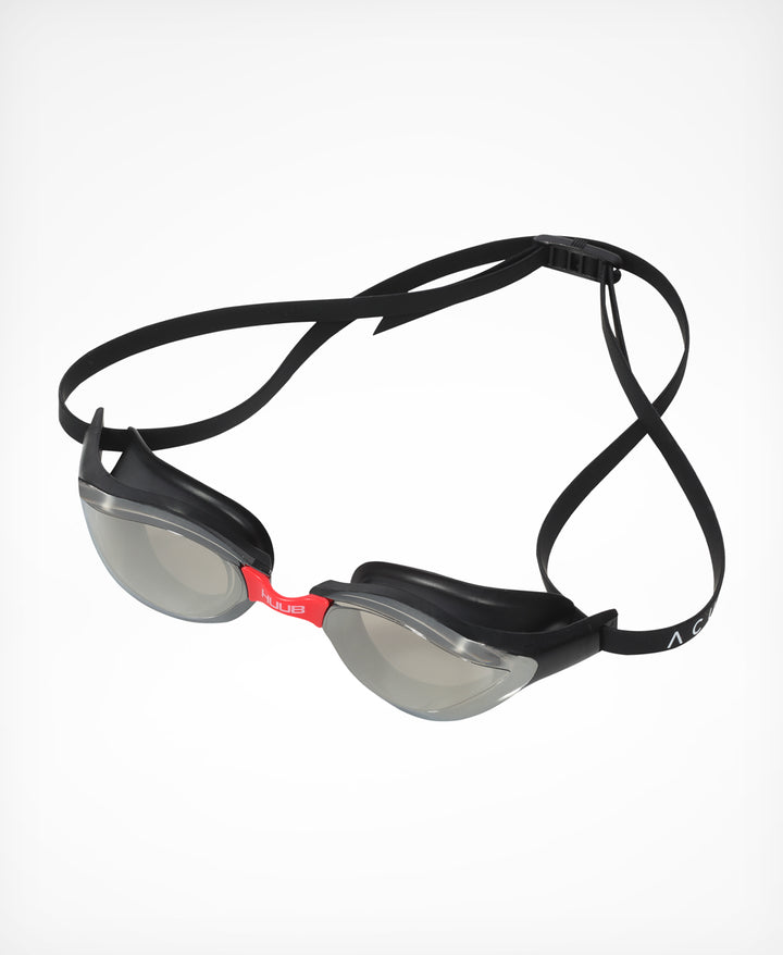 Brownlee Akute Schwimmen Schwimmbrille - Schwarz/Spiegel