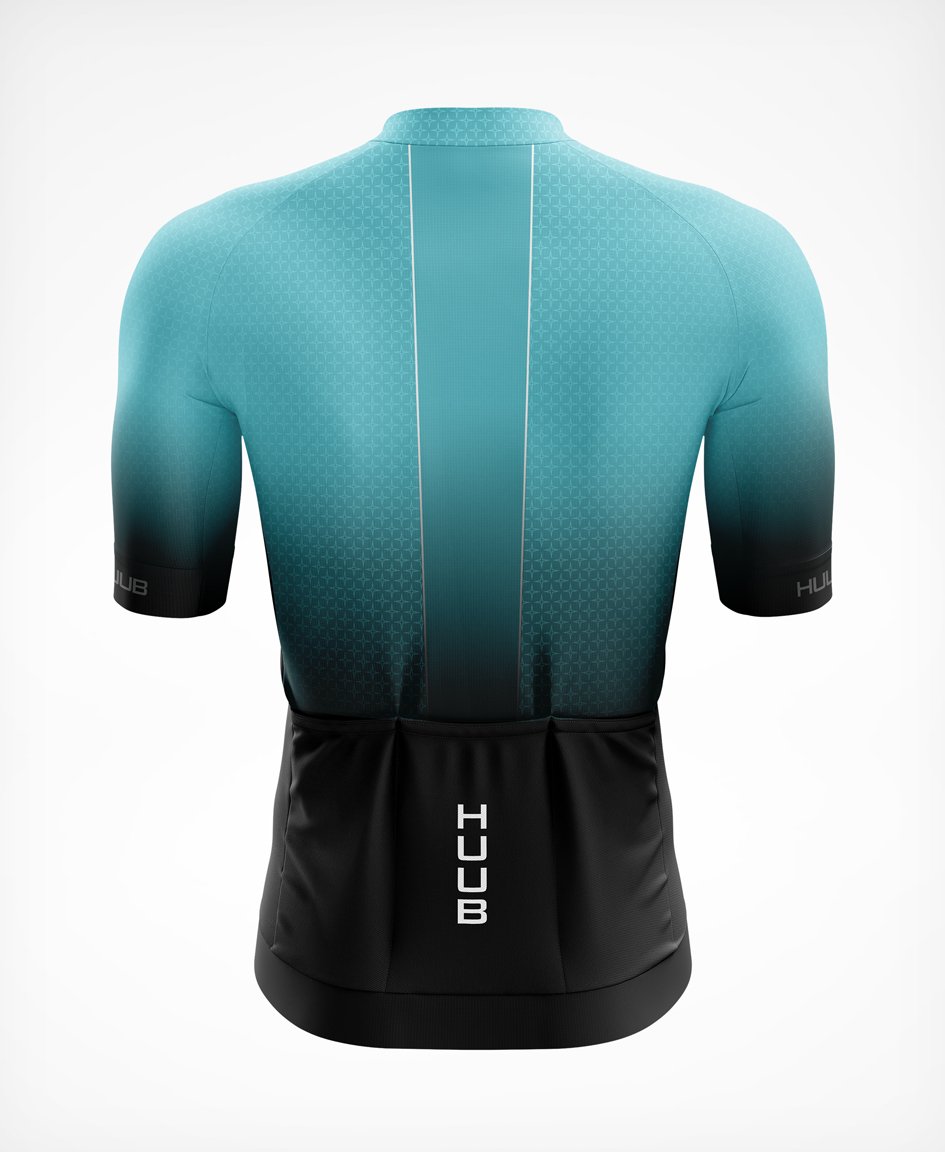 Althea Short Sleeve Jersey Black/Teal - Women's size XS