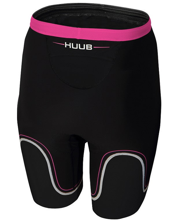 Core Triathlon Shorts (Größe XS) - Damen Schwarz/Pink