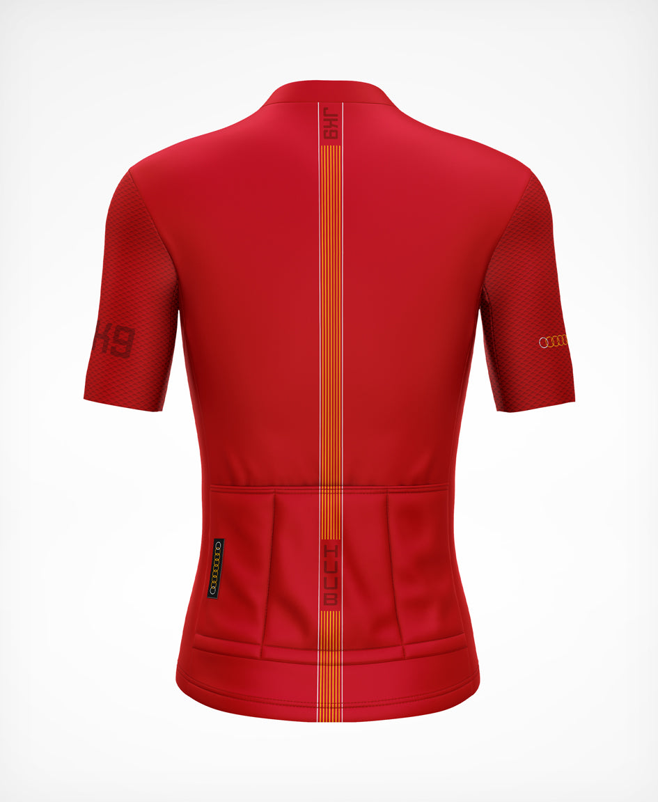 JK9 - Jason Kenny Kurzarmtrikot Cherry Red - Herren