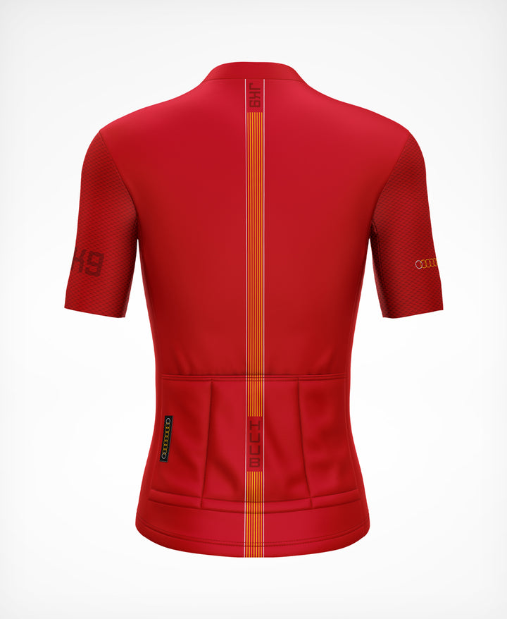 JK9 - Jason Kenny Kurzarmtrikot Cherry Red - Herren