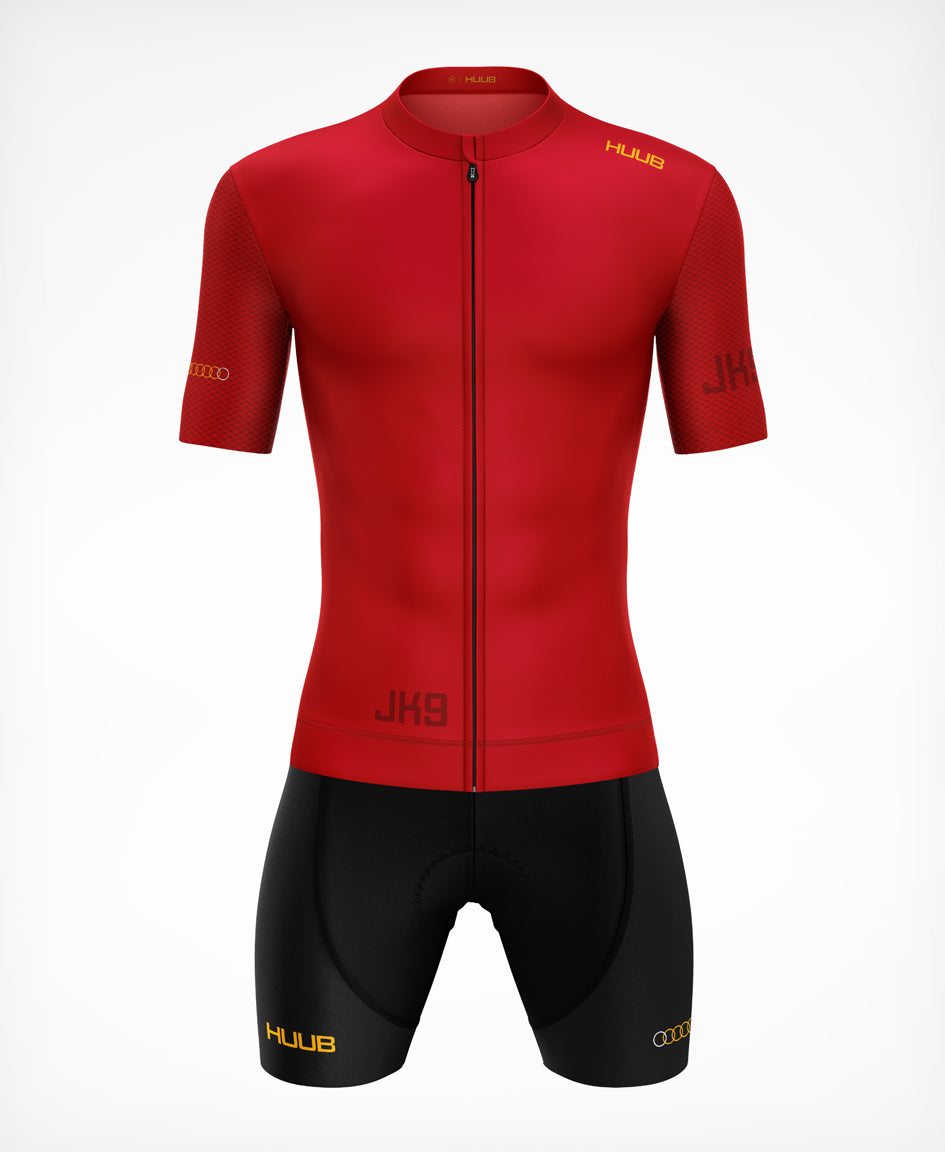 JK9 - Jason Kenny Kurzarmtrikot Cherry Red - Herren