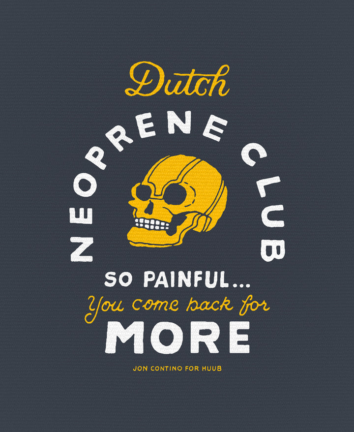Dutch Neoprene Club T-Shirt Stahlblau