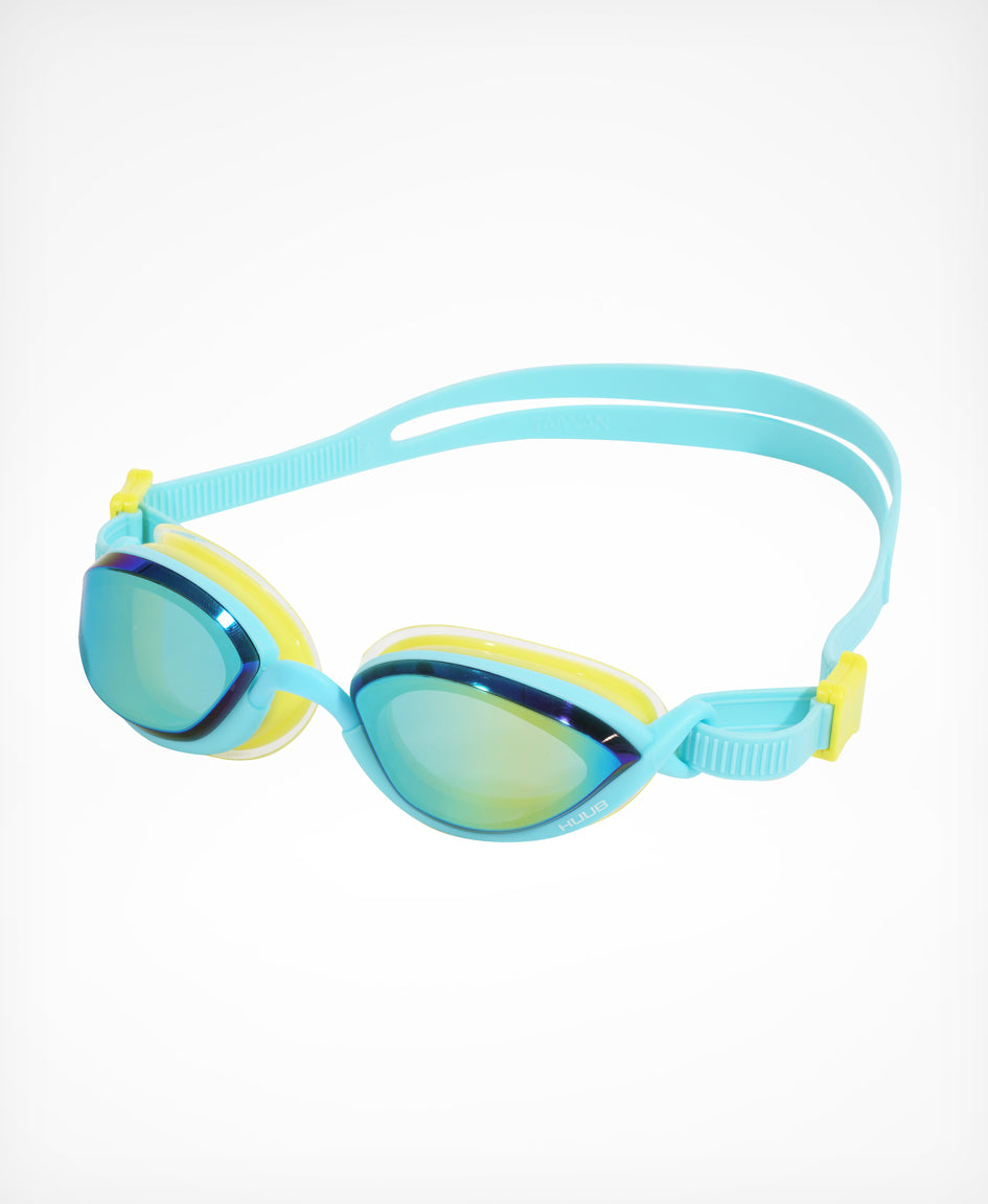 Pinnacle Air Seal Schwimmbrille - Aqua/Fluo Gelb