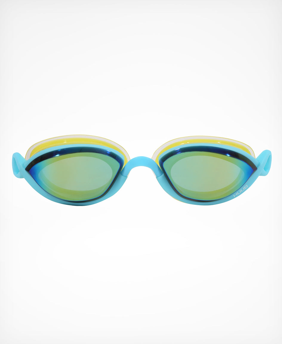 Pinnacle Air Seal Schwimmbrille - Aqua/Fluo Gelb