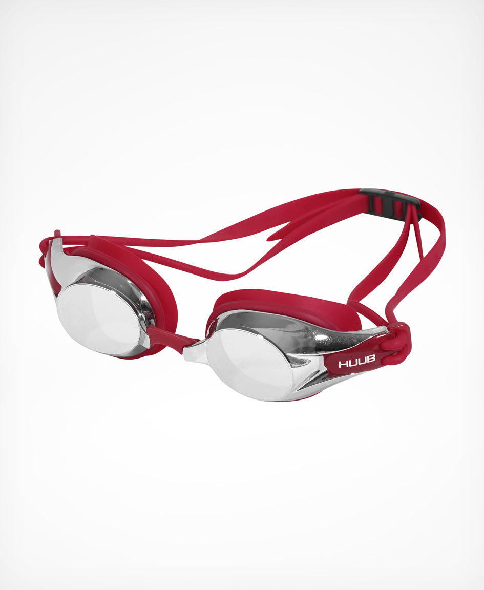 Varga II Race Schwimmbrille - Rot/Spiegelnd