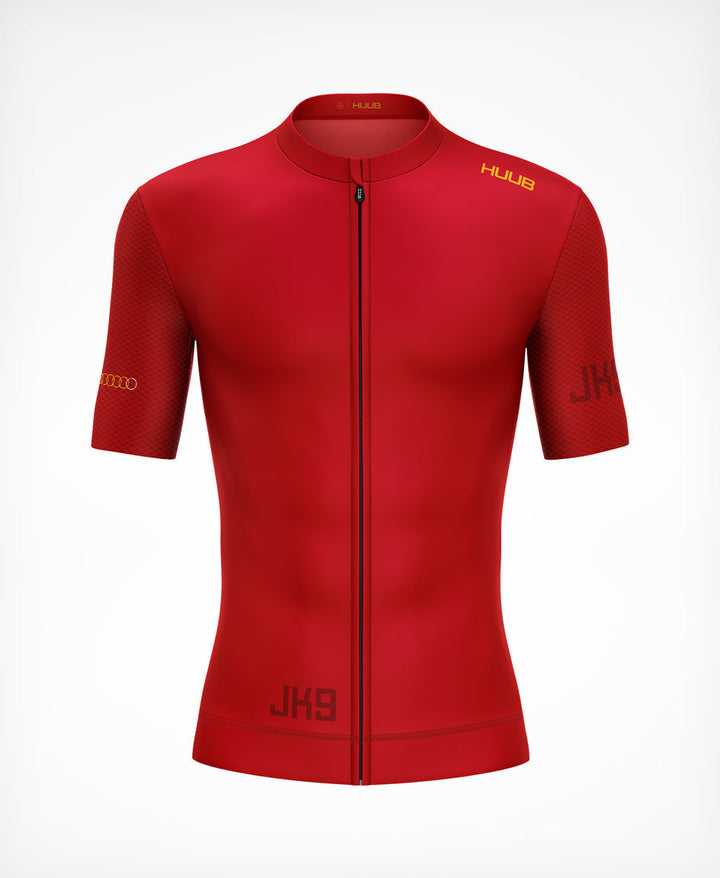 JK9 - Jason Kenny Kurzarmtrikot Cherry Red - Herren