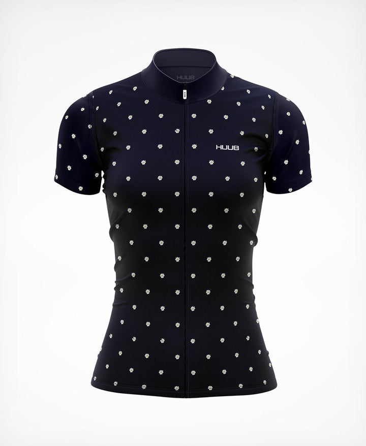 La Fleur Jersey Navy Blumen - Größe XL